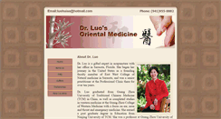 Desktop Screenshot of drluoacupuncture.com
