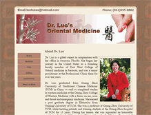 Tablet Screenshot of drluoacupuncture.com